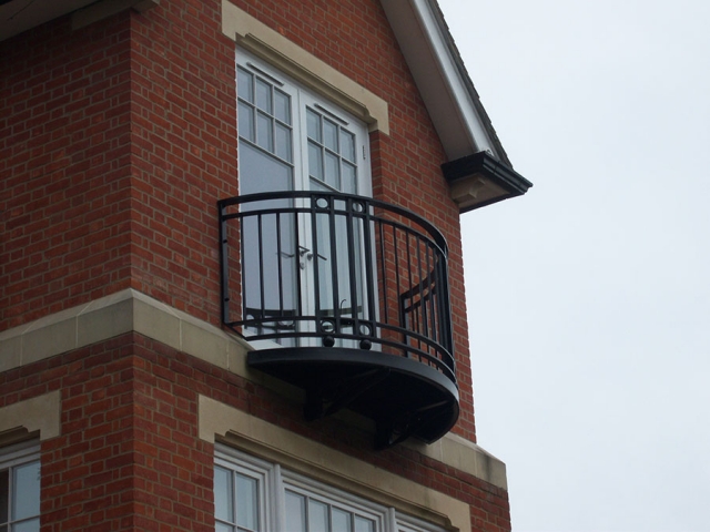 Traditional design metal balcony